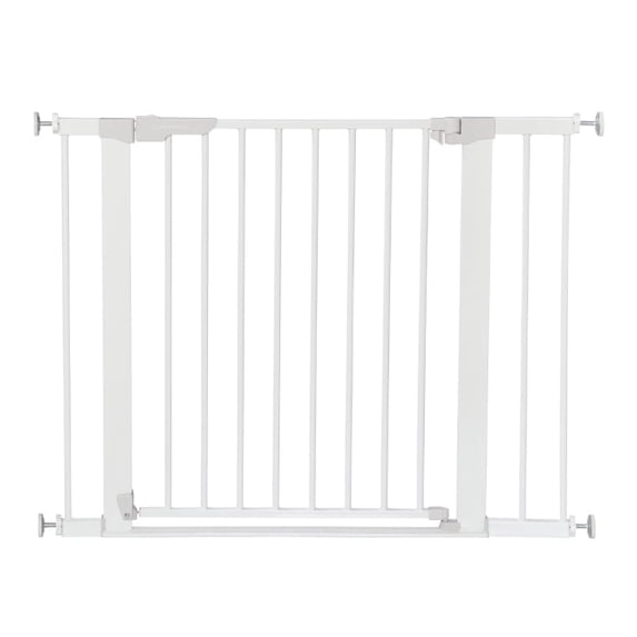Dreambaby Infinity Pressure Mount Baby Gate with Wide Walk Through Opening - Low No Trip Basebar - Auto Close - Fits 29.5-39in - One Handed Operation