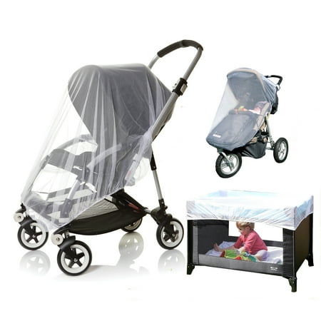 Dreambaby Stroller and Crib Insect Netting - Stroller Accessories - Mosquito Net Protection Cover for Baby - 1 Pack
