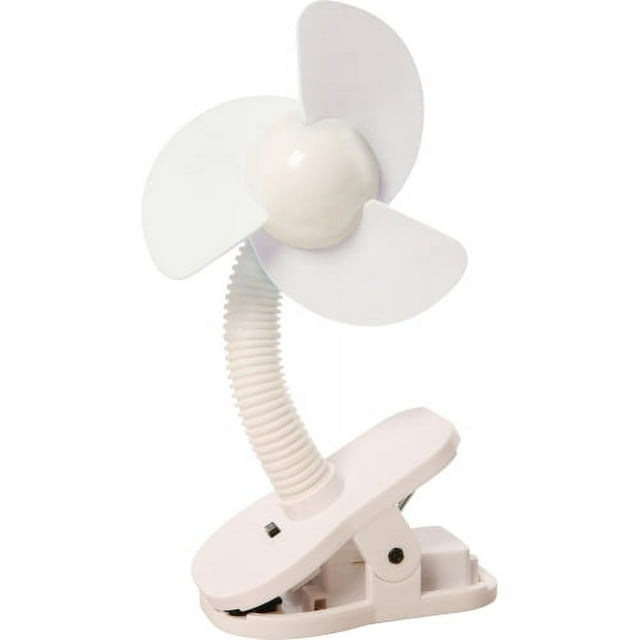 Dreambaby L229 Dreambaby Stroller Fan - White - Stroller Fan - Foam Fan - Attaches Easy - Great for On the Go Mom - Can be Used for Strollers - Cribs - In the Car and More