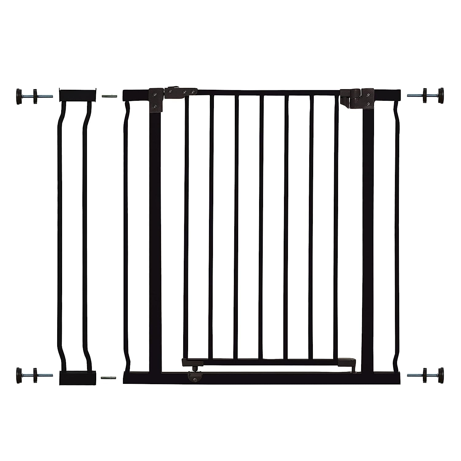 Dreambaby Liberty Walk Thru Auto Close Baby Safety Gate Set with 3.5inch Extension Panel, Fits