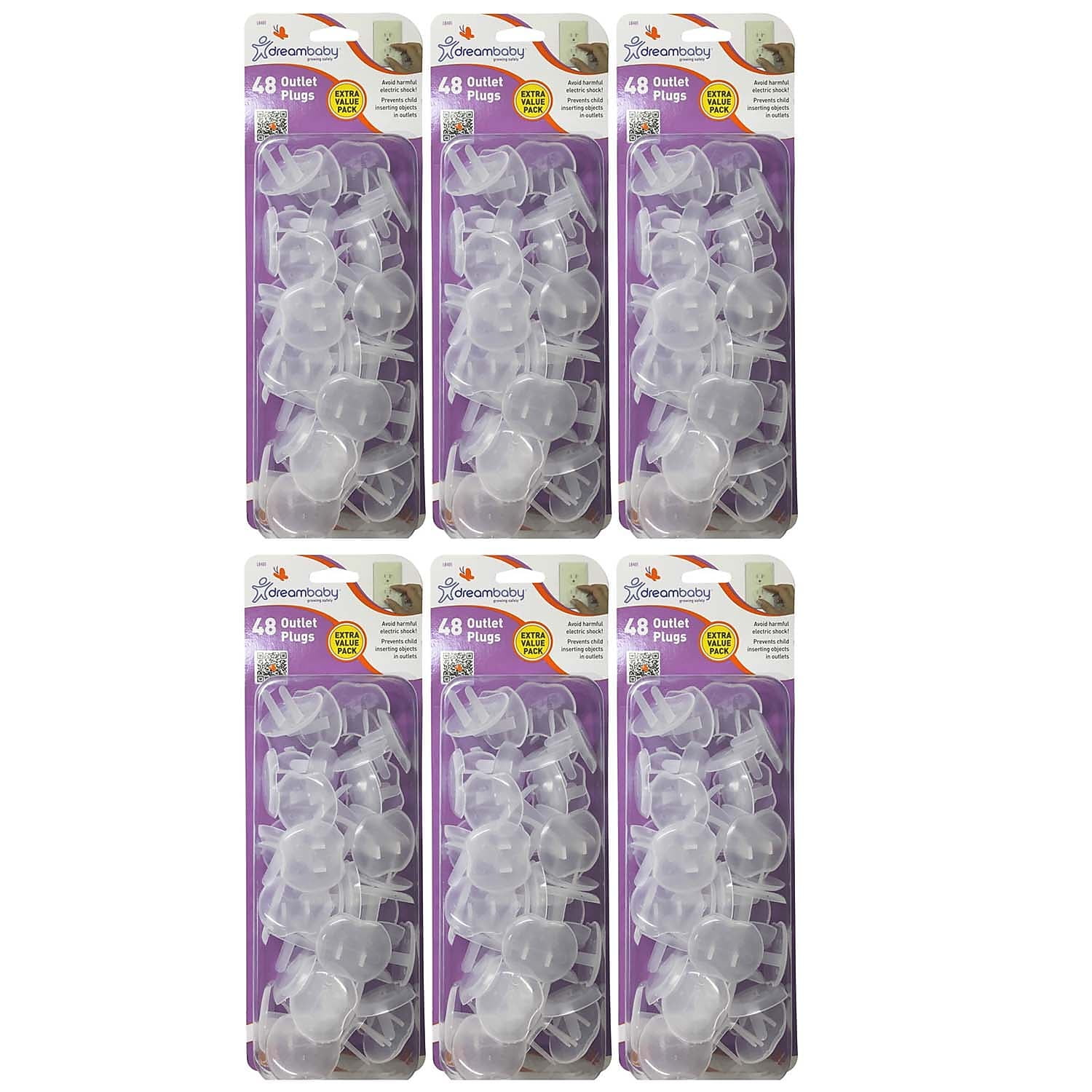 Dreambaby Outlet Covers 48 Per Pack 6 Packs (DB-L8401-6)
