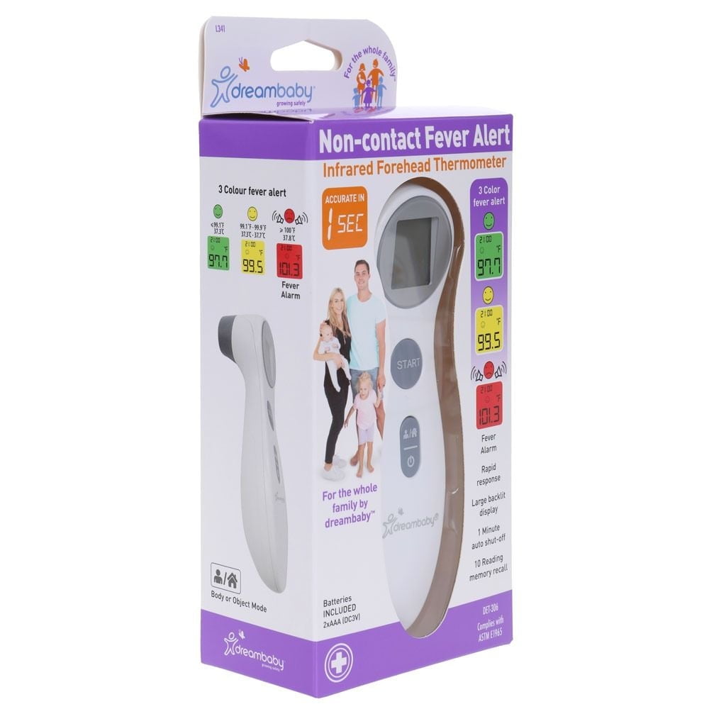 Dreambaby® Touchless Non Contact Digital Infrared Forehead Thermometer