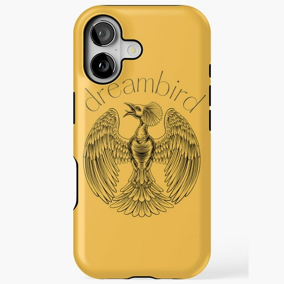 Dreambird Phoenix Line Art Daffodil iPhone Case 17 to 11 Pro Max