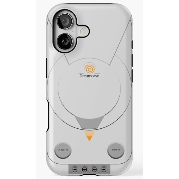 Dreamcase Retro Console Dreamcast Style Art Phone Case for iPhone 11 12 13 14 15 16 17 Pro Max