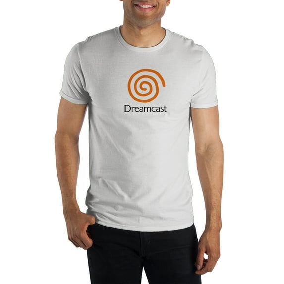 Dreamcast Retro Game Console Mens White Graphic Tee-M