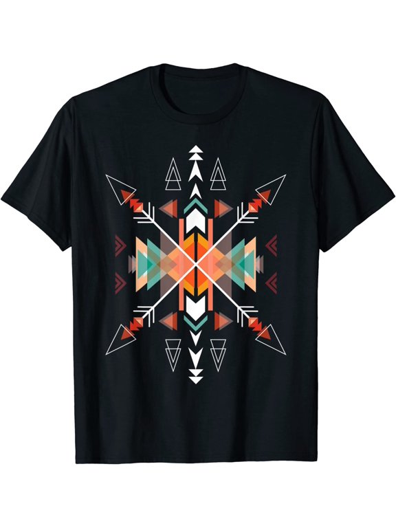 Dreamcatcher Aztec Sacred Geometry Boho Graphic Design For Everyday Style T-Shirt, Size S-5XL