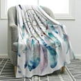 thumbnail image 1 of Dreamcatcher Blanket Print Throw Blanket Lightweight Blanket Perfect for Couch Sofa Travelling 50"x60", 1 of 6