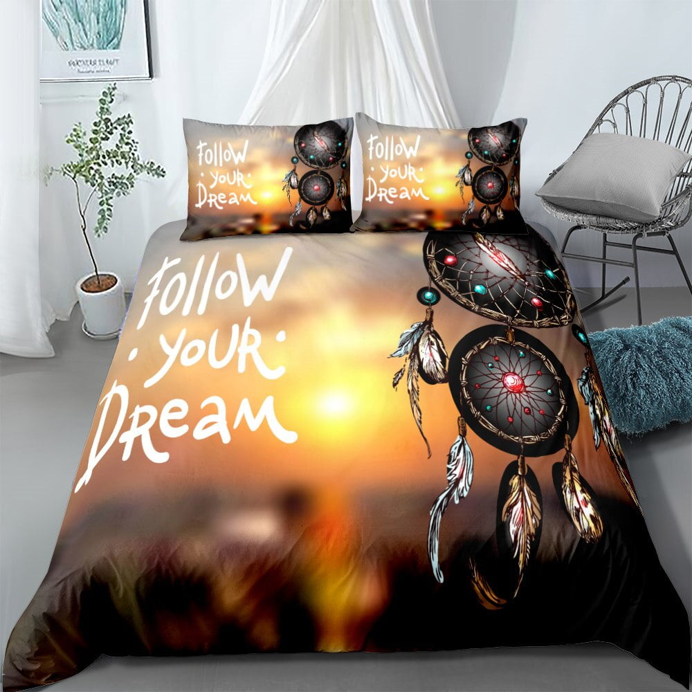 Dreamcatcher Ethnic Bedding Set Quilt Cover for Kids Boys Girls