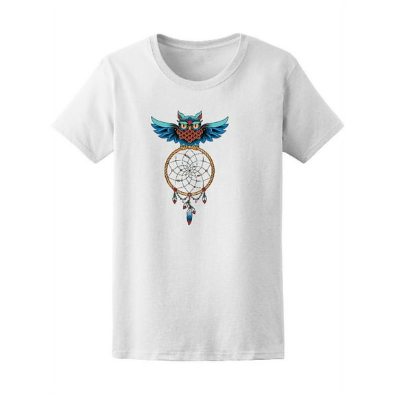 Dreamcatcher Held By Owl Women T-Shirt - Image by Shutterstock, Female XX-Large
