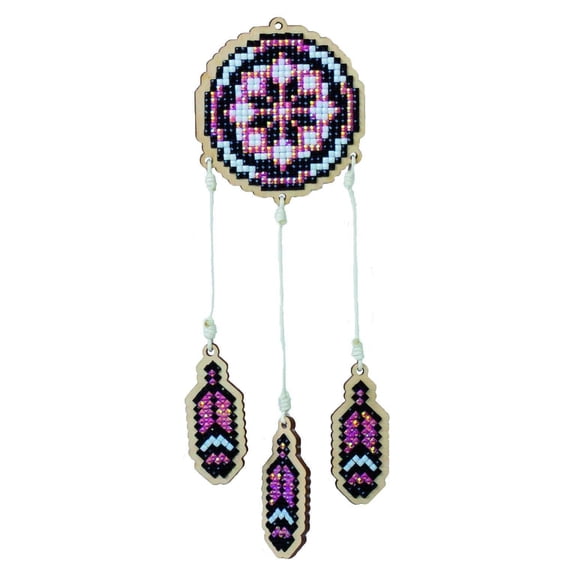 Crafting Spark Diamond Art Kit. Dreamcatcher - Pink CSw202