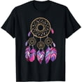 thumbnail image 1 of Dreamcatcher Shirt Boho Feathers 80s Retro Dream Catcher T-Shirt, 1 of 3