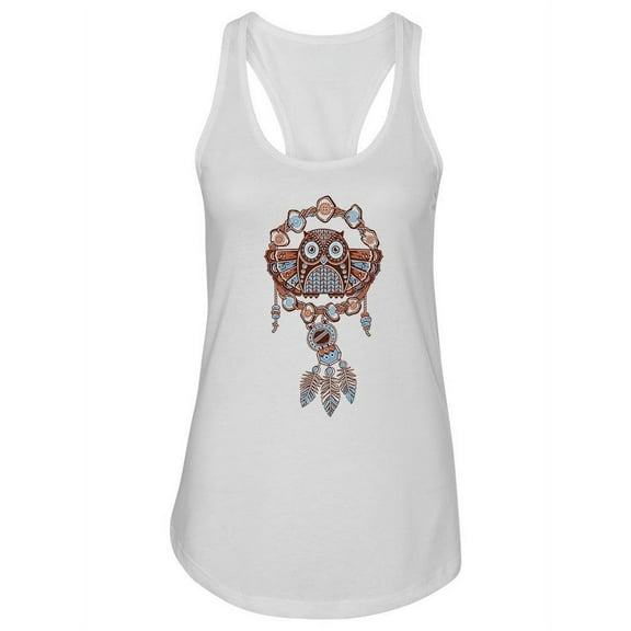 Dreamcatcher With An Owl Tank Women -Image by Shutterstock, Female Large