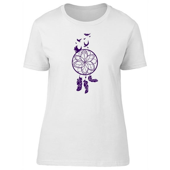 Dreamcatcher With Birds Flying T-Shirt Women -Image by Shutterstock, Female XX-Large