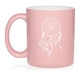 thumbnail image 1 of Dreamcatcher With Feathers Ceramic Coffee Mug Tea Cup Gift for Her, Him, Friend, Coworker, Wife, Husband (11oz Light Pink), 1 of 1