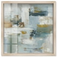 thumbnail image 1 of Dreamcatcher's Horizon II Shadowbox Print Coastal Abstract Art by Art Remedy, Blonde Frame, 20 x 20, 1 of 6