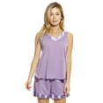 thumbnail image 1 of Dreamcrest Short Sets with Satin Trim and Embroidery (Purple, Small), 1 of 2