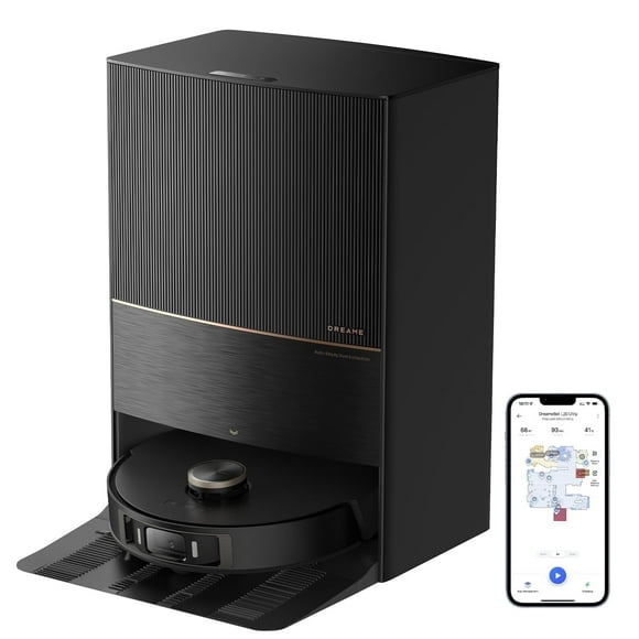 DREAME L20 Ultra Robot Vacuum and Mop with Mop-Extend, Auto Mop Removal & Raising, Washing and Drying, 7000Pa Suction, Self-Emptying, Self-Refilling, AI Obstacle Avoidance