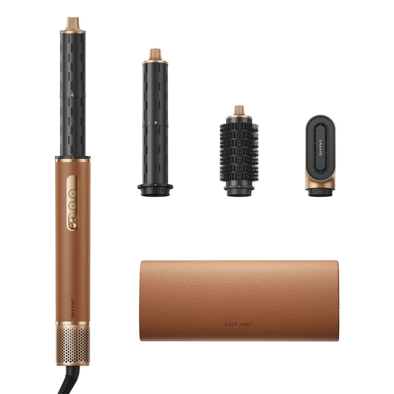 DREAME ヘアスタイリングセット ローズゴールド dreame, Hair Styling Tool, Gold, 110,000 RPM motor, 3 attachments