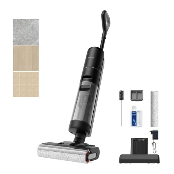 Dreame FloorX 302 Wet Dry Vacuum Cleaner, Vacuum Mop All in One with Auto Self-Cleaning, Floor Cleaner Machine for Hard Floor, 35 Mins Runtime, Edge Cleaning, Self-Propelled Vacuum Mop Combo