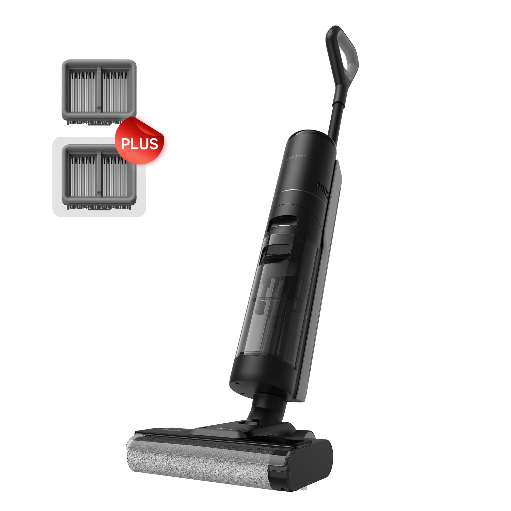 Dreame H12s Wet Dry Vacuum Cleaning Kit, Cordless Vacuum Mop for Hard Floors, Edge Cleaning with Dirt Detection, Hot Air Drying, Smart Floor Cleaner for Sticky Messes on Multi-Surfaces, 1 more Filter