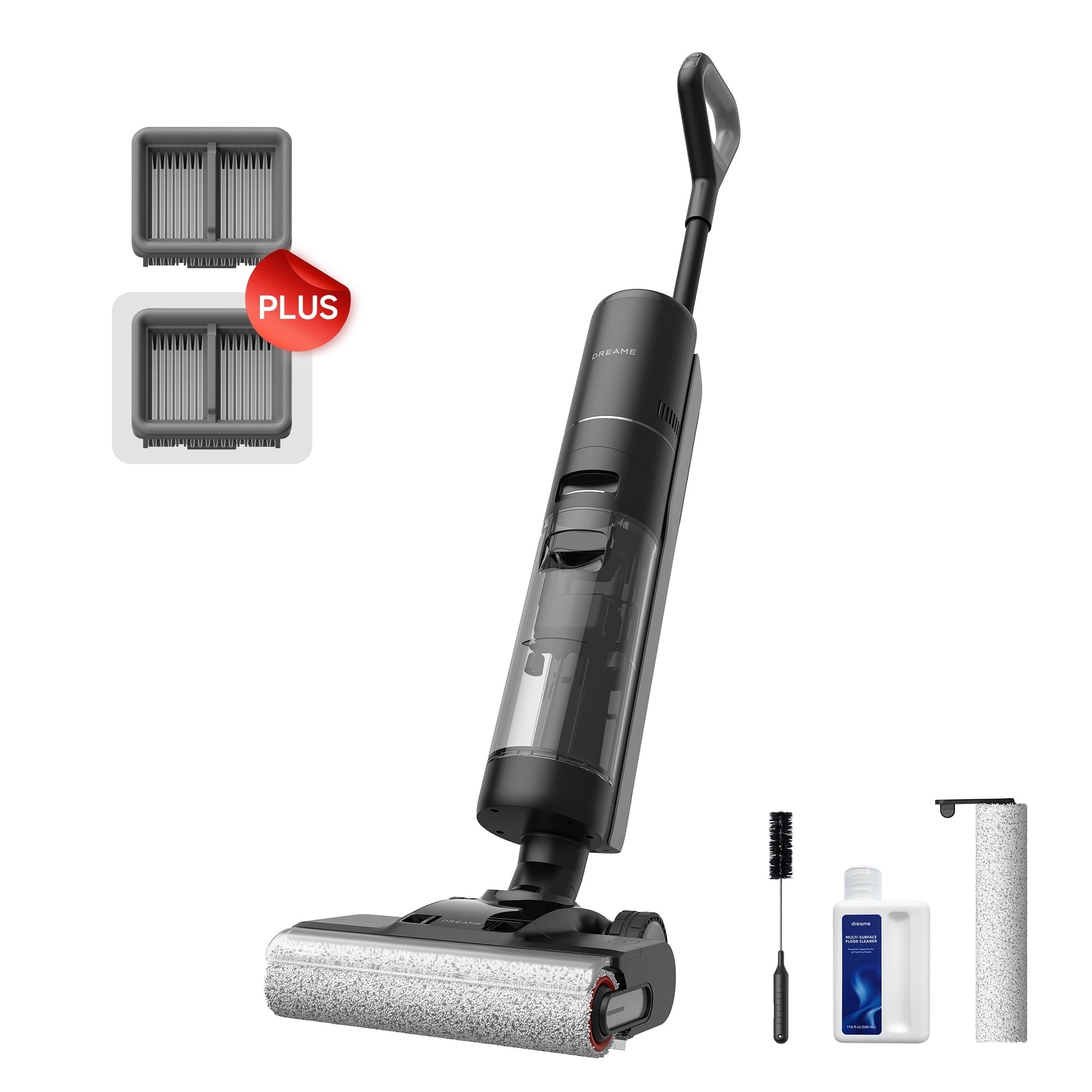 Dreame H13 Pro Wet Dry Vacuum Cleaning Bundle, Smart Floor Cleaner Vacuum Mop for Hard Floors, 140°F Brush Wash, Hot Air & Dual Rotation Self-Cleaning, GlideWheel Power System, 1 more Filter