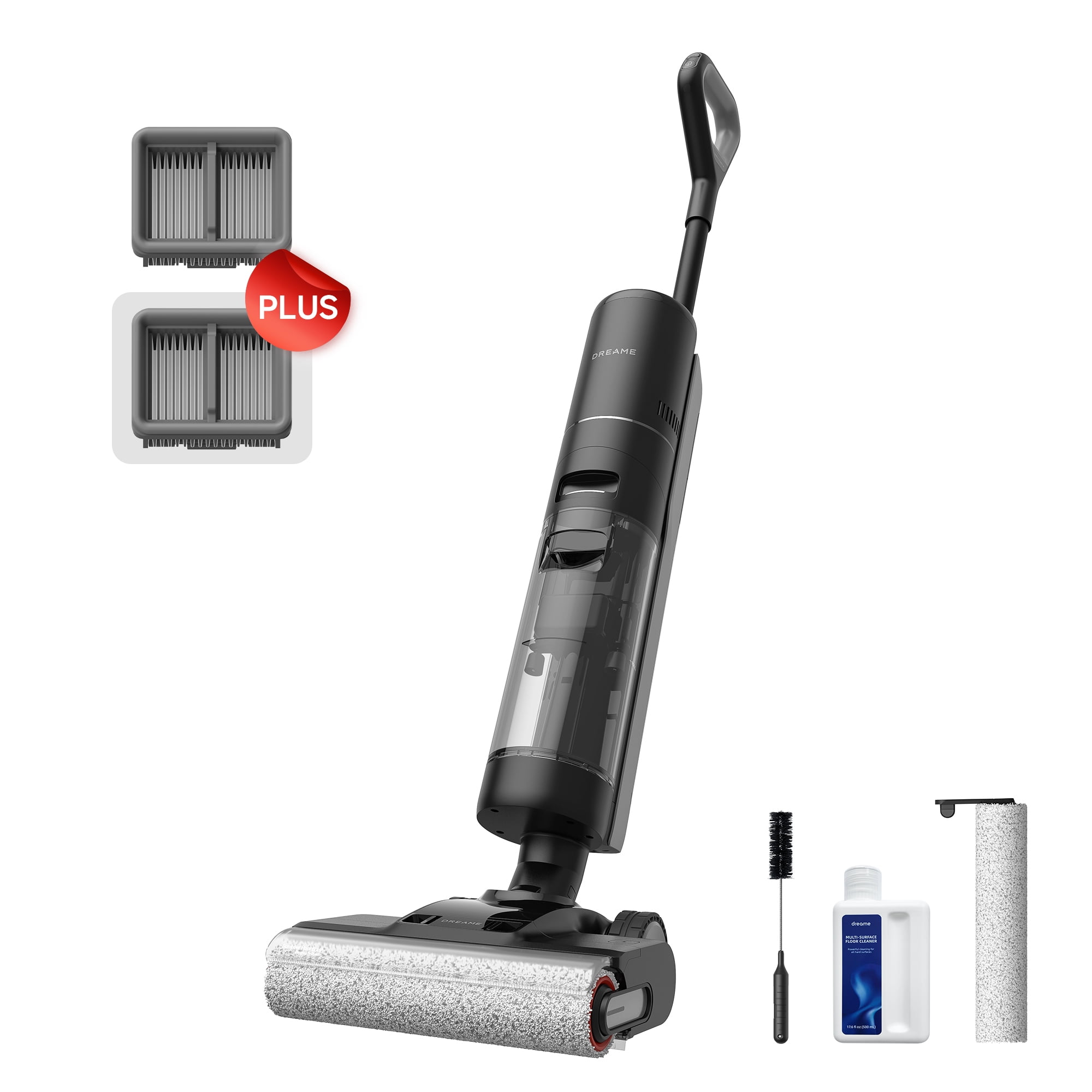 Dreame H13 Pro Wet Dry Vacuum Cleaning Bundle, Smart Floor Cleaner Vacuum Mop for Hard Floors, 140F Brush Wash, Hot Air & Dual Rotation Self-Cleaning, GlideWheel Power System, 1 more Filter