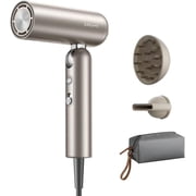 Dreame Pocket Upgraded Hair Dryer – Portable Travel Model (Diffuser Included), 1300W Professional High-Speed ​​Ionic Hair Dryer: Fast-Drying, Low-Noise, Lightwe