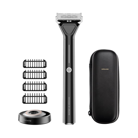Dreame SwiftBlade Electric Trimmer & Shaver, Flexible 3-Sided Blade, 7000 RPM Motor, Wet & Dry Use, IPX7 Waterproof, 90 Min Runtime, USB-C Fast Charge, Grooming Kit for Face & Body
