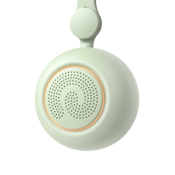 Dreamegg Baby Sound Machine, White Noise Sound Machine with Night Light, Quickly Clips on Stroller, Baby Sleep Soother for Shower Registry Gift, Green
