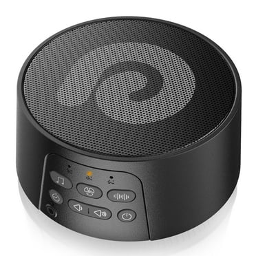 Dreamegg Sound Machine, White Noise Machine with 29 Sounds, Rechargeable Soother for Adults & Babies, Black