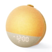 Dreamegg Sunrise Alarm Clock, White Noise Sound Machine, 29 Sleep Sounds,Wake Up Light Alarm Clock for Adults,Kids Bedrooms, Wooden