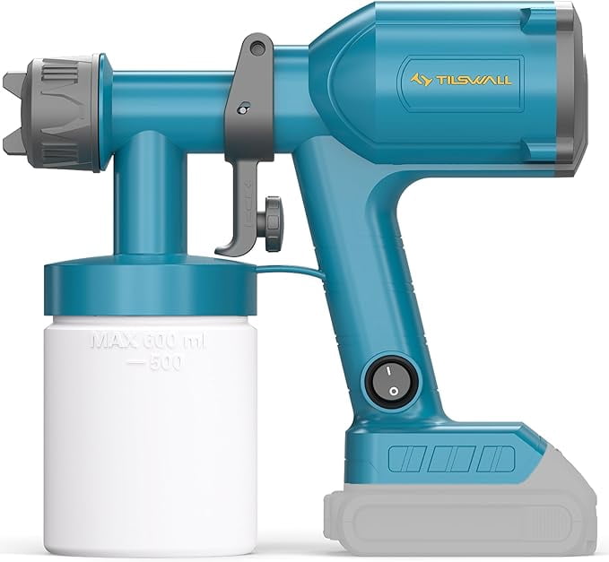 Dreamer 400 Cordless Spray Gun for Painting Compatible with DeWalt 20V Battery