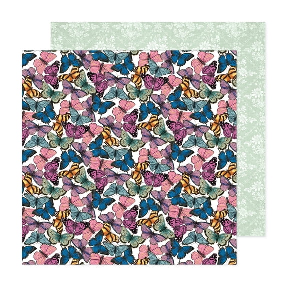 Dreamer Double-Side Cardstock 12"X12"-Butterflies