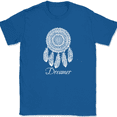 thumbnail image 1 of Dreamer Dreamcatcher T-Shirt Trippy Dreams Indian Tribal Gift Graphic Tee - Royal Blue, 3XL, 1 of 1