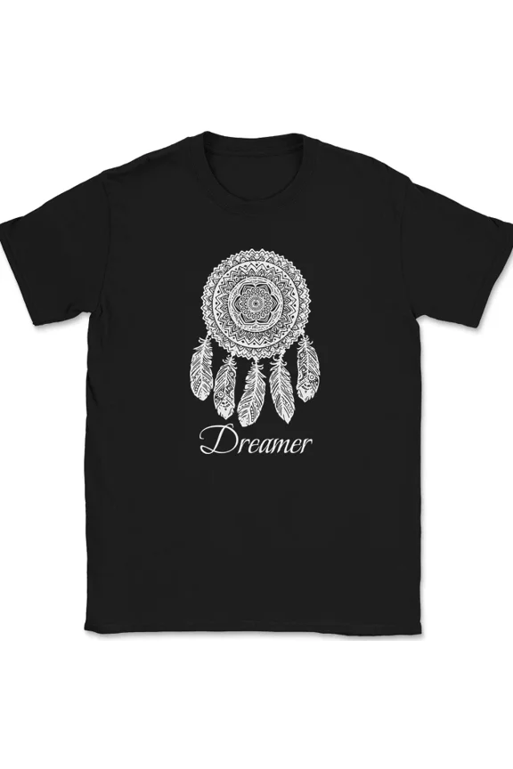 Dreamer Dreamcatcher Tribal Inspired Dreams Graphic Gift Unisex T Shirt up to 5XL