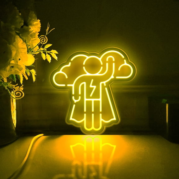 Dreamer Led Light Box, Dimmable Neon-Like Light Signs USB Power for Wall Decor Bedroom Decoration, RGB Light (WxH) 16"x16"