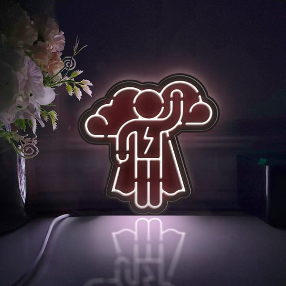 Dreamer Led Light Box, Dimmable Neon-Like Light Signs USB Power for Wall Decor Bedroom Decoration, Static Light (WxH) 11"x11"