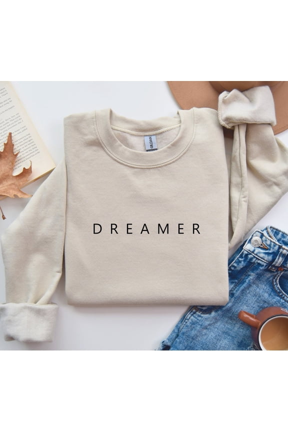 Dreamer SweatshirtMinimalist Unisex Crewneck All Size S-5Xl