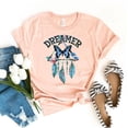 thumbnail image 1 of Dreamer T-shirt Love Gift Dream Chaser Shirt Inspirational Motivational Top Woman's Shirts Retro Women's Girl Summer Man, 1 of 3