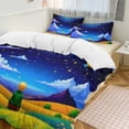 thumbnail image 1 of Dreamer Under The Starry Sky Duvet Cover Set Themed Multicolor Polyester Bedding Set for Bedroom Decoration, 1 of 6