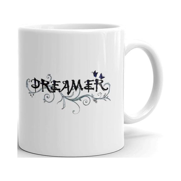 Dreamer Word Inspirational Coffee Tea Ceramic Mug Office Work Cup Gift 11 Oz