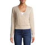 Dreamers by Debut Women's Eyelet Wrap Top - Walmart.com