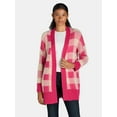 thumbnail image 1 of Dreamers by Debut Women's Open Front Cardigan Sweater, Midweight, Sizes XS-XL, 1 of 5