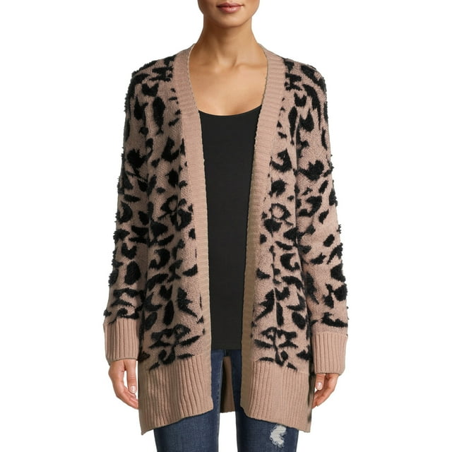 Dreamers by Debut Women's Open Front Cardigan Sweater, Midweight, Sizes XS-XL