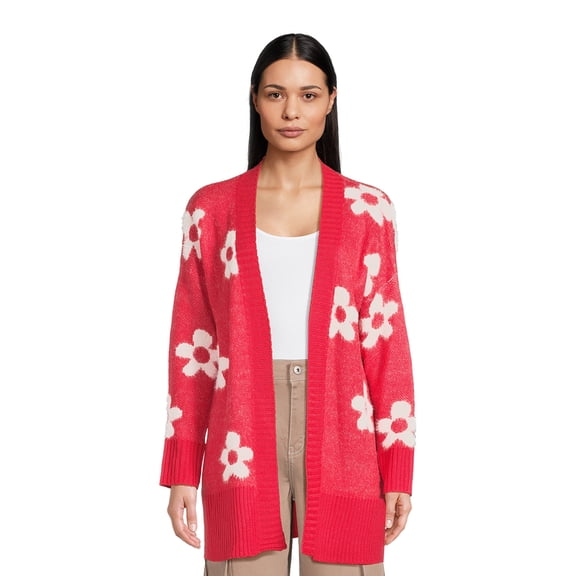 Dreamers by Debut Women's Open Front Cardigan Sweater, Midweight, Sizes XS-XL