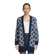 DREAMERS BY DEBUT Women's Open Front Cardigan Sweater, Midweight, Sizes XS-XL
