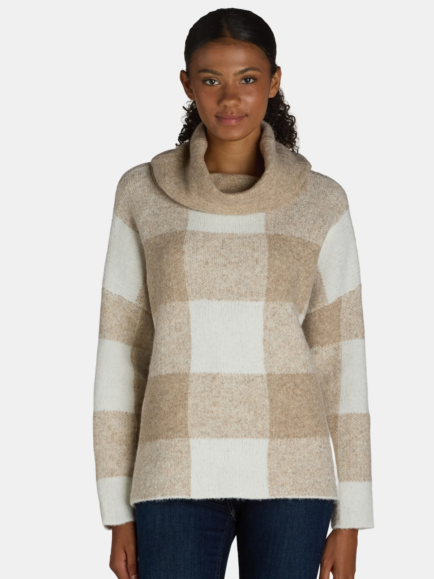Cowl neck pullover sweater hotsell