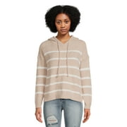 Dreamers by Debut Womens Plush Hooded Long Sleeve Pullover Sweater