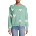 thumbnail image 1 of Dreamers by Debut Womens Print Pullover Long Sleeve Sweater, 1 of 5