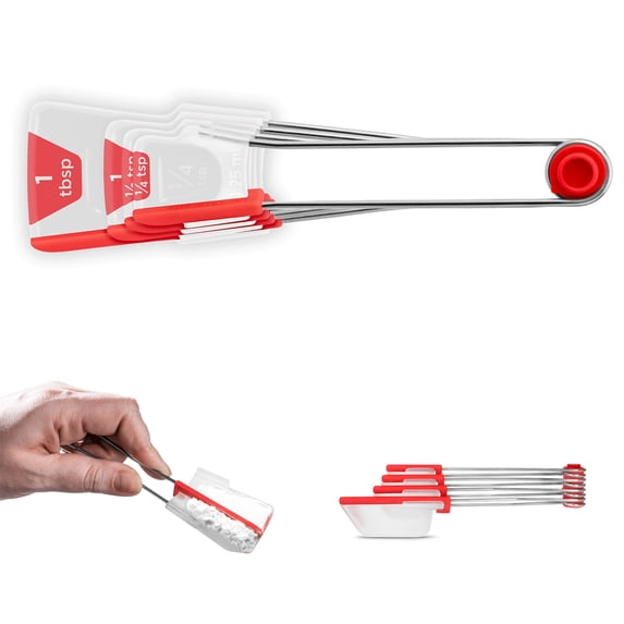 Dreamfarm Levoons Self-Levelling Measuring Spoon Set of 4